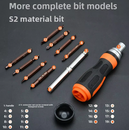 12 in 1 Multi-bit Screwdriver