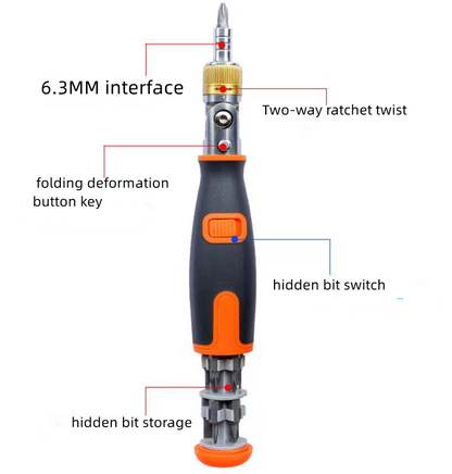 10 in 1 Multi-bit Screwdriver