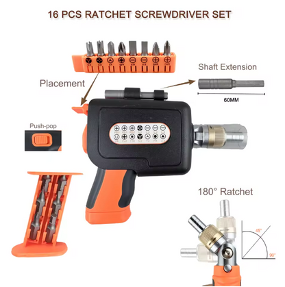 16 in 1 Multi-functional Screwdriver Set